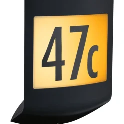LED-numerovalaisin liike- ja hämärätunnistimella Padea, Smart Home Zigbee 3.0, IP44, antrasiitti*Paulmann Clearance