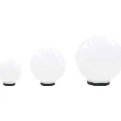 Led-pallovalaisimet 3 kpl 20/30/40 cm akryyli*FinePRICE