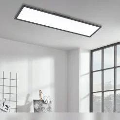 LED-paneeli 48W 5100lm 3000K 1195x295x80mm musta*Heat Best