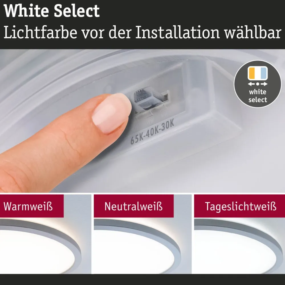 LED-paneeli Atria Shine, pyöreä, IP44, 3000-6500K, eri kokoja*Paulmann Clearance