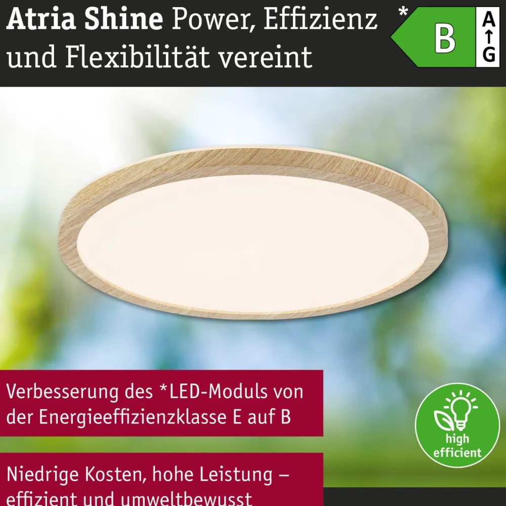 LED-paneeli Atria Shine, pyöreä, IP44, 3000-6500K, eri kokoja*Paulmann Clearance