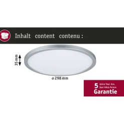 LED-paneeli Atria Shine, pyöreä, IP44, 3000-6500K, eri kokoja*Paulmann Clearance