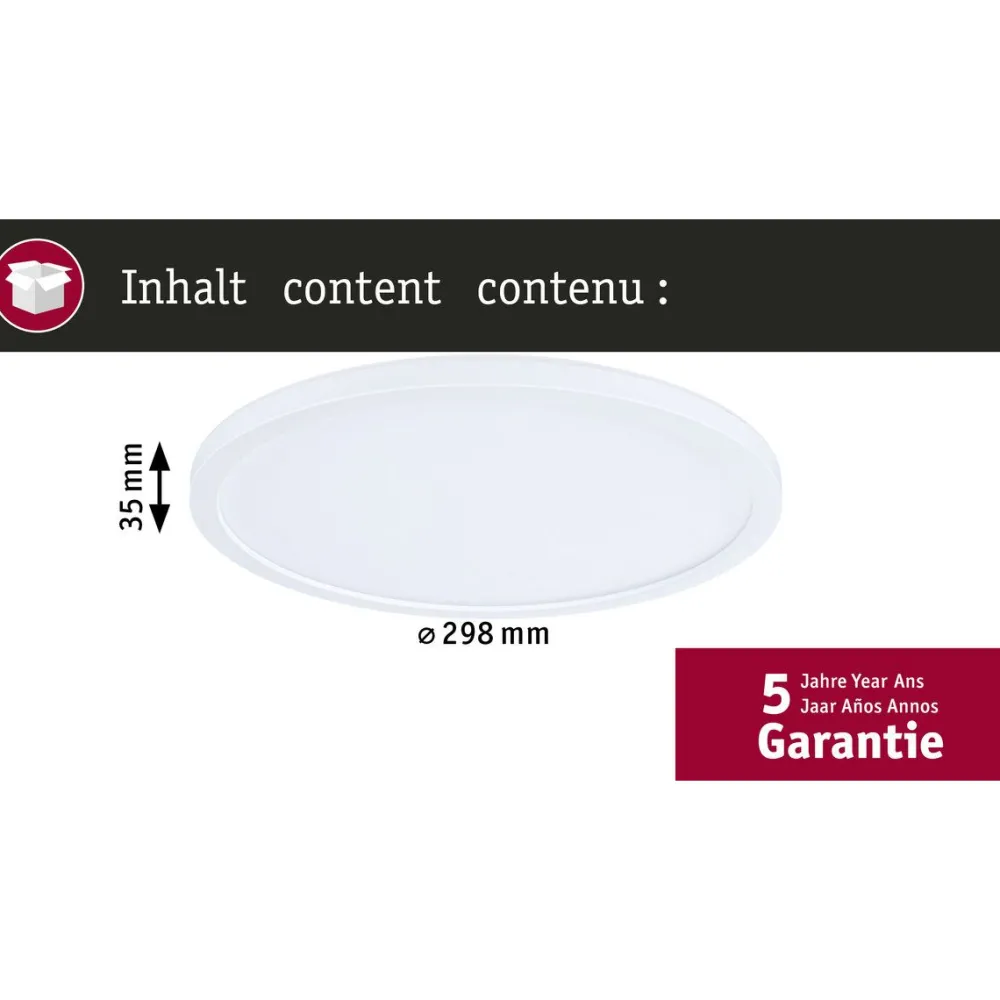 LED-paneeli Atria Shine, pyöreä, IP44, 3000-6500K, eri kokoja*Paulmann Clearance