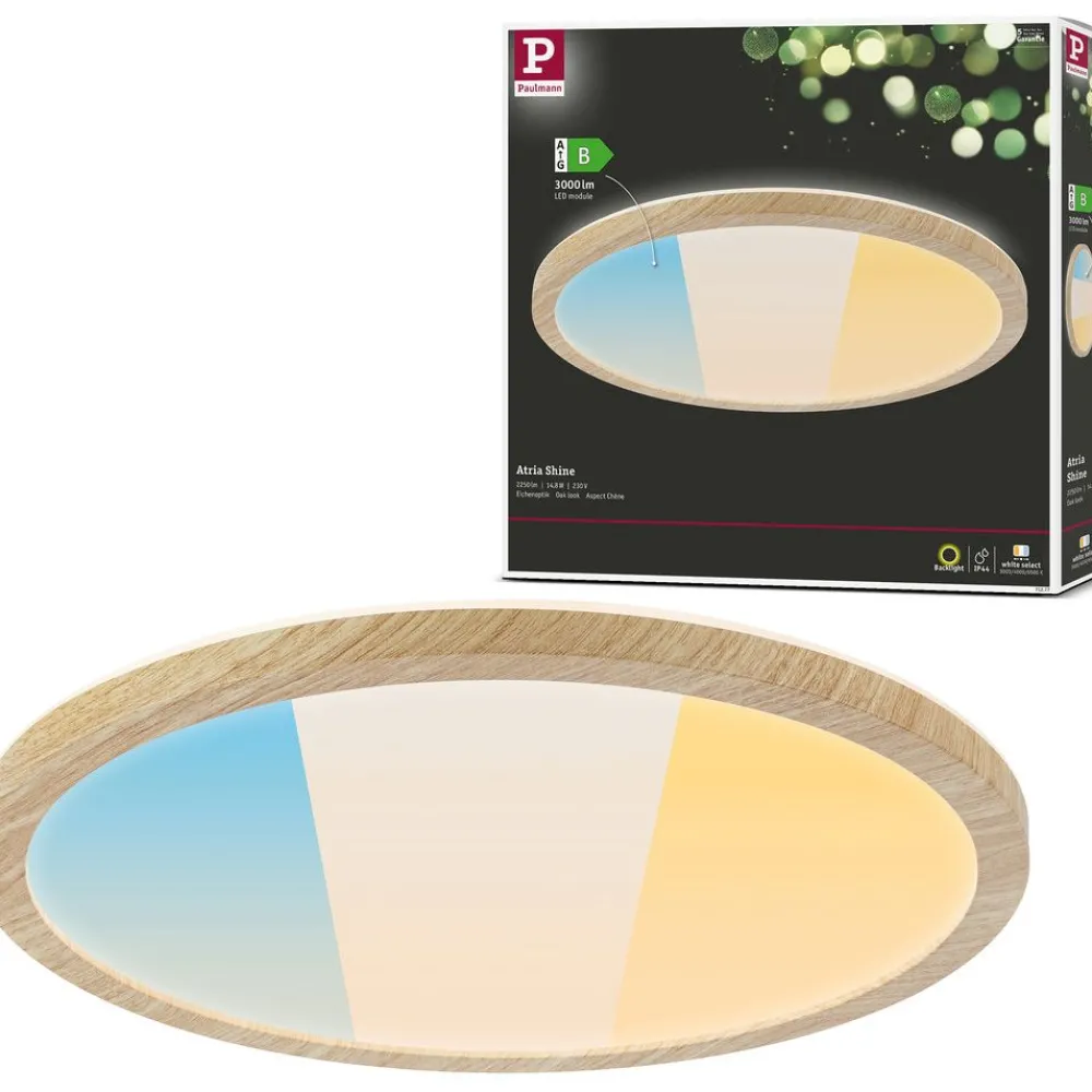 LED-paneeli Atria Shine, pyöreä, IP44, 3000-6500K, eri kokoja*Paulmann Clearance