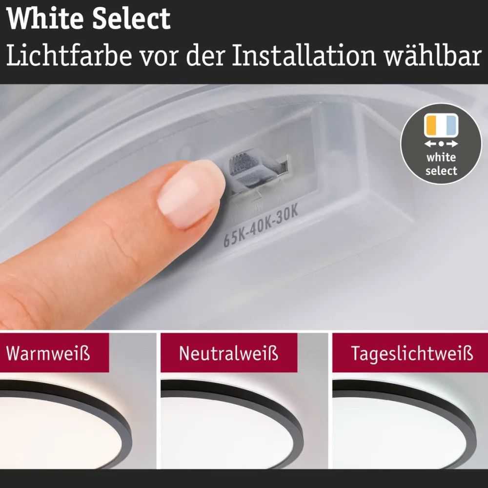LED-paneeli Atria Shine, pyöreä, IP44, 3000-6500K, eri kokoja*Paulmann Clearance