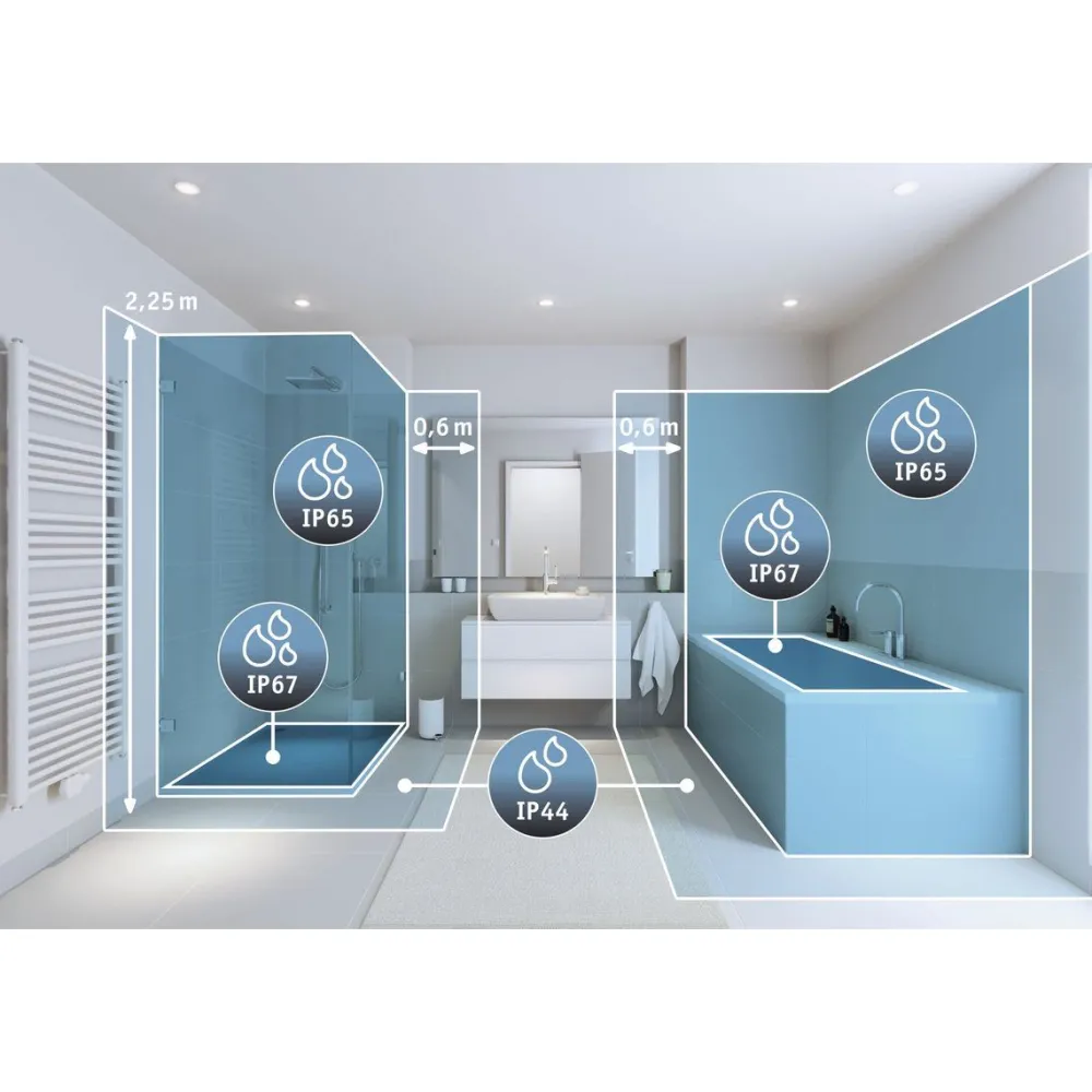 LED-paneeli Atria Shine, pyöreä, IP44, 3000-6500K, eri kokoja*Paulmann Clearance