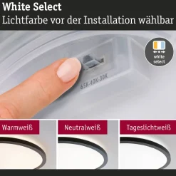 LED-paneeli Atria Shine, pyöreä, IP44, 3000-6500K, eri kokoja*Paulmann Clearance