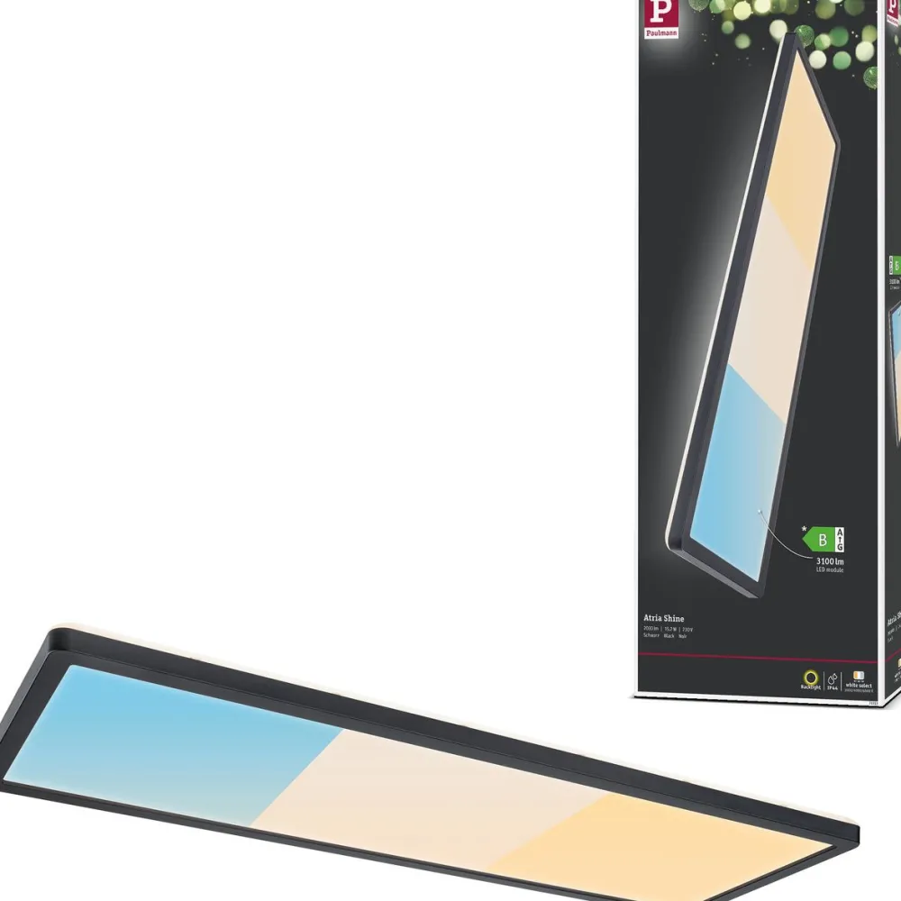 Hot LED-paneeli Atria Shine, kulmikas, IP44, 3000-6500K, eri kokoja Led-Paneelit|Led-Valot