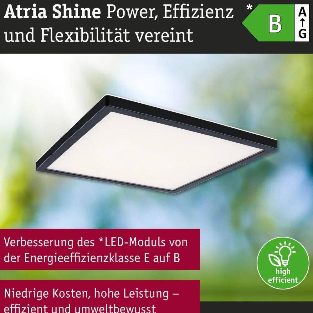 Hot LED-paneeli Atria Shine, kulmikas, IP44, 3000-6500K, eri kokoja Led-Paneelit|Led-Valot