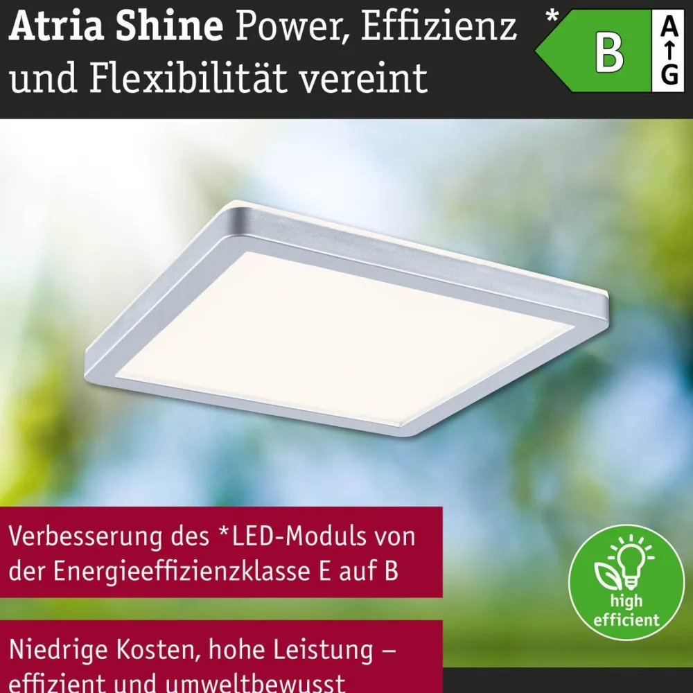 Hot LED-paneeli Atria Shine, kulmikas, IP44, 3000-6500K, eri kokoja Led-Paneelit|Led-Valot