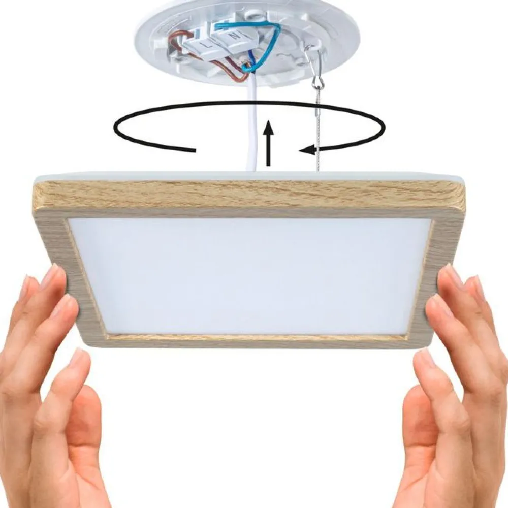 Hot LED-paneeli Atria Shine, kulmikas, IP44, 3000-6500K, eri kokoja Led-Paneelit|Led-Valot