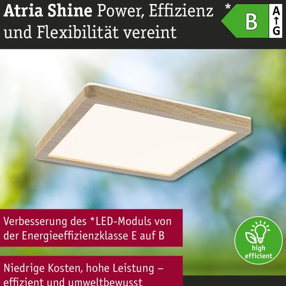 Hot LED-paneeli Atria Shine, kulmikas, IP44, 3000-6500K, eri kokoja Led-Paneelit|Led-Valot