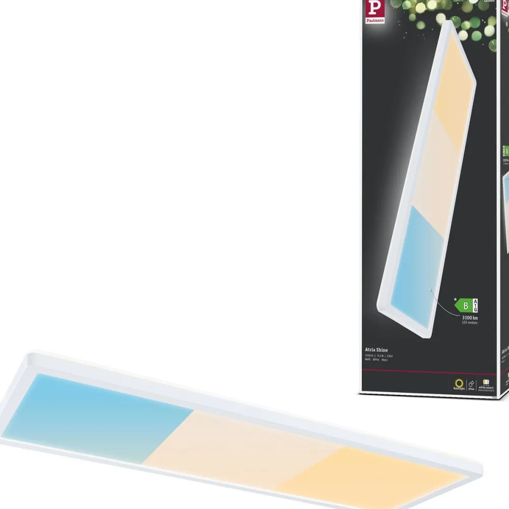 Hot LED-paneeli Atria Shine, kulmikas, IP44, 3000-6500K, eri kokoja Led-Paneelit|Led-Valot