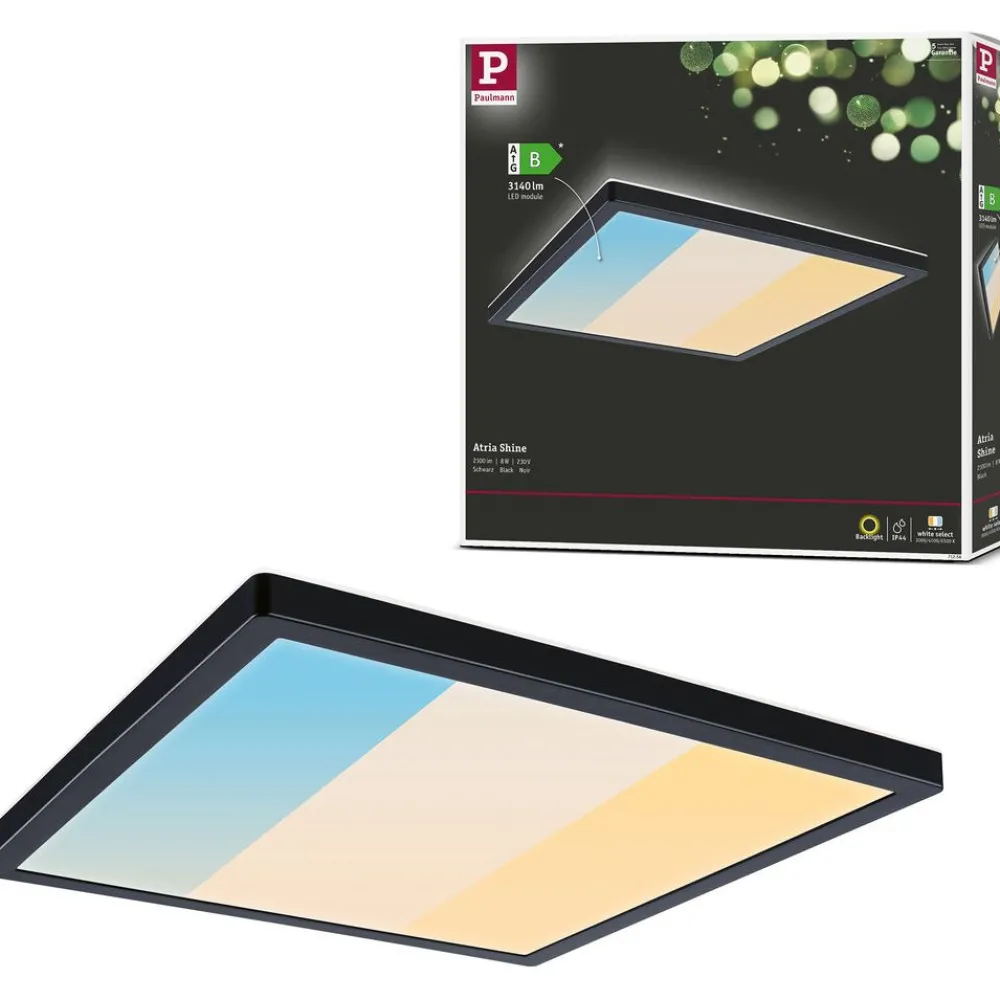 Hot LED-paneeli Atria Shine, kulmikas, IP44, 3000-6500K, eri kokoja Led-Paneelit|Led-Valot