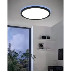 LED-Paneelivalaisin connect.z Rovito-Z ø30cm 14.6W RGBW musta Led-Paneelit|Älyvalaistus