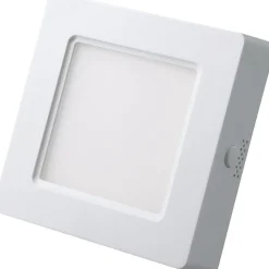 Clearance LED-paneelivalaisin , 6W, 370lm, 3500K, pinta-asennettava, neliö, sisäänrakennettu liitäntälaite Led-Paneelit|Yleisvalaisimet