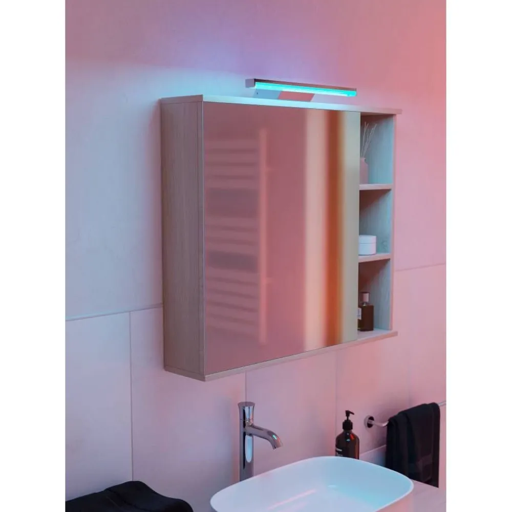 LED-peilivalaisin Regello-z connect.z 60cm, säädettävä värilämpötila, himmennettävä, IP44, seinään tai peilikaapin päälle*Eglo Outlet