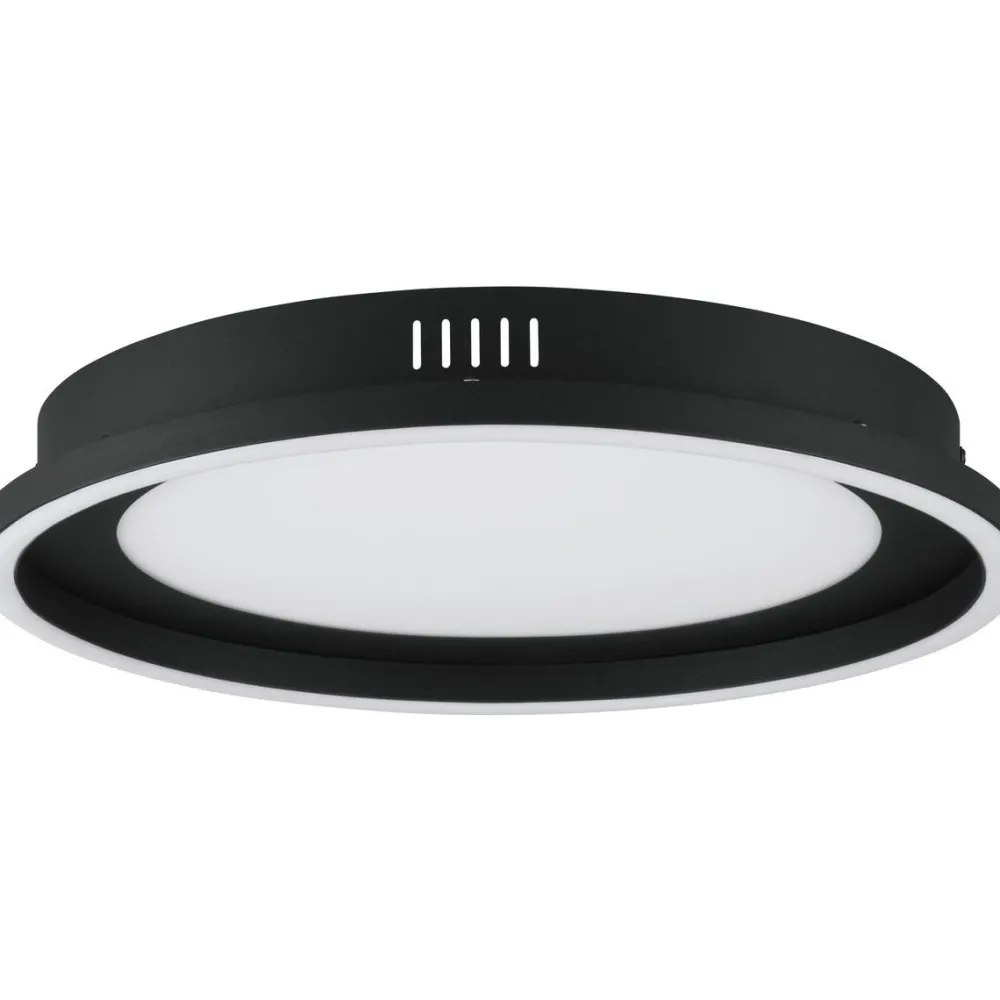 LED-Plafondi Calagrano Ø38cm värivaihto + kaukosäädin musta/valkoinen*Eglo Sale