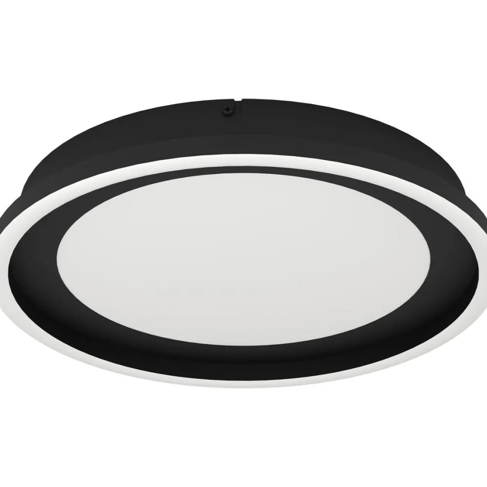 LED-Plafondi Calagrano Ø38cm värivaihto + kaukosäädin musta/valkoinen*Eglo Sale
