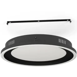 LED-Plafondi Calagrano Ø38cm värivaihto + kaukosäädin musta/valkoinen*Eglo Sale
