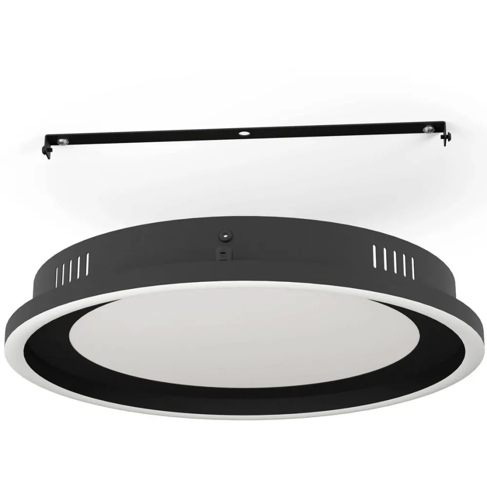 LED-Plafondi Calagrano Ø38cm värivaihto + kaukosäädin musta/valkoinen*Eglo Sale