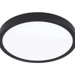 Sale LED-Plafondi Fueva 5 4000K musta pyöreä pinta-asennettava vaihdettava LED eri kokoja Plafondit