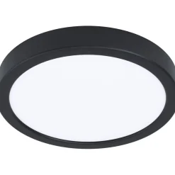 Sale LED-Plafondi Fueva 5 4000K musta pyöreä pinta-asennettava vaihdettava LED eri kokoja Plafondit