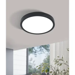 Sale LED-Plafondi Fueva 5 4000K musta pyöreä pinta-asennettava vaihdettava LED eri kokoja Plafondit