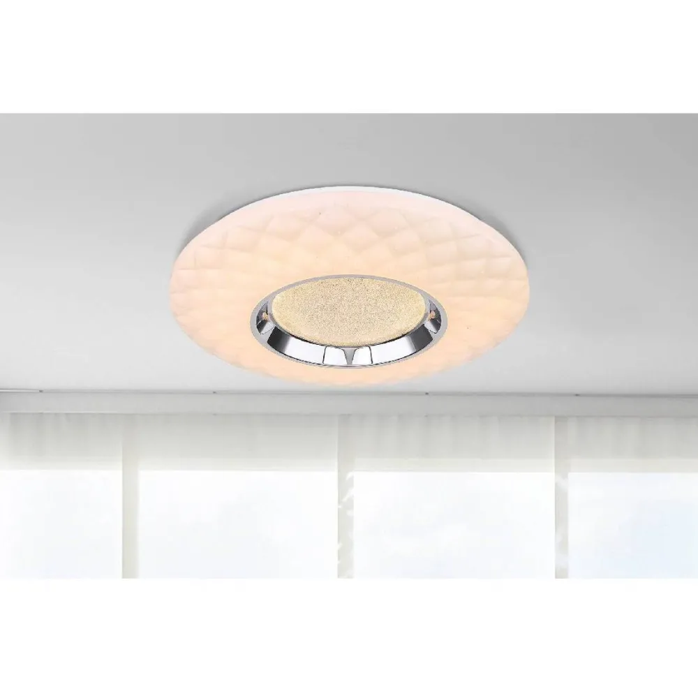 Best LED-plafondi Magnifique Ø49cm 30W himmennettävä valkoinen Yleisvalaisimet