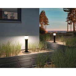 Online LED-pollarivalaisin Bako, IP44, 50cm, korroosionkestävä Pollarivalaisimet