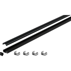 LED-profiili diffuusorilla Base, musta, eri kokoja*Paulmann Clearance