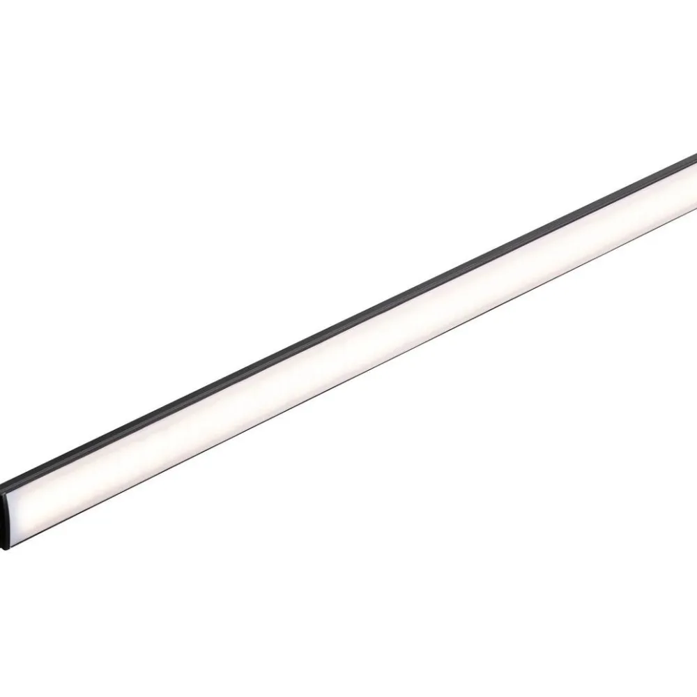 Online LED-profiili diffuusorilla Base White, musta/valkoinen, eri kokoja Led-Listat