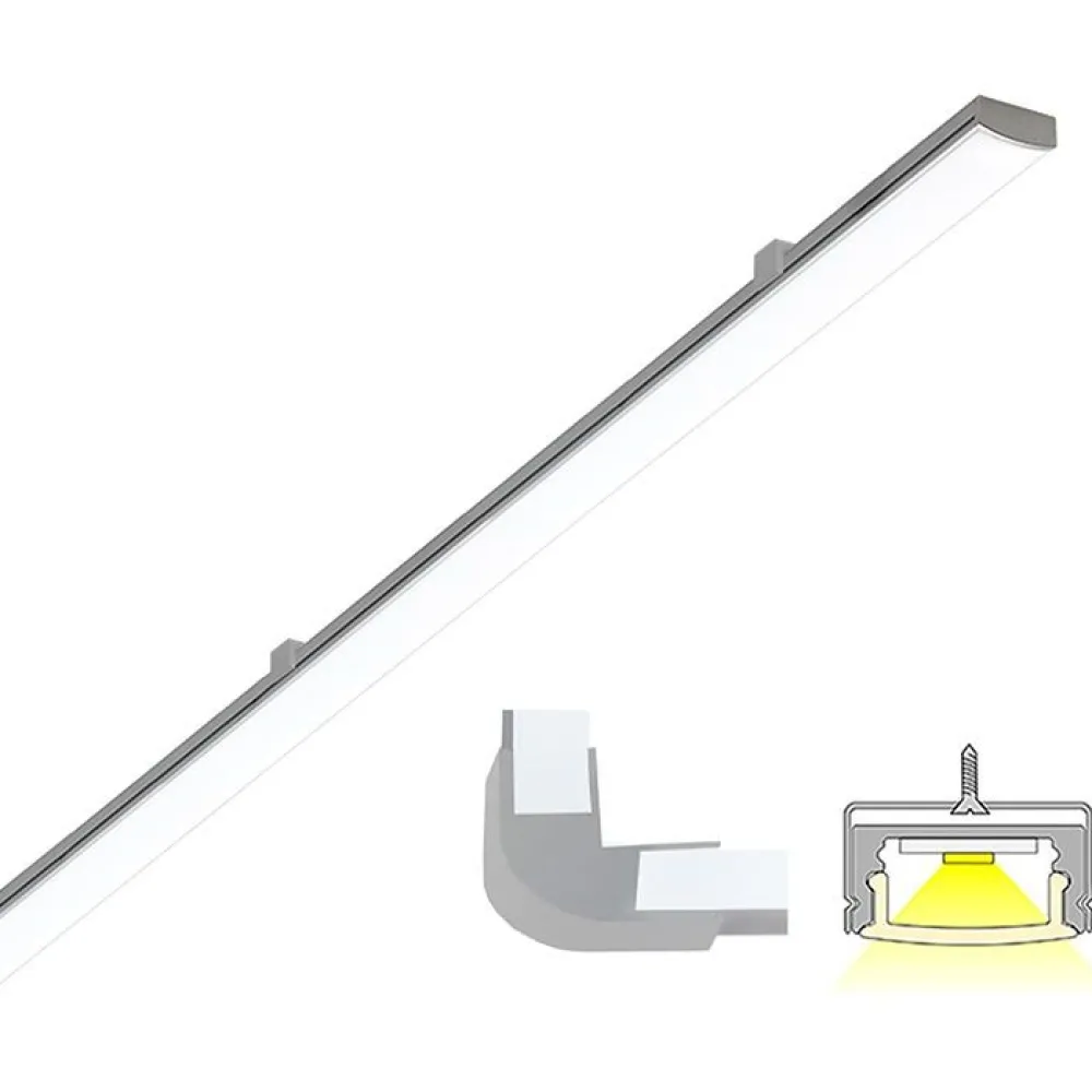 New LED-profiili Linea, 24V, 3000K Led-Listat