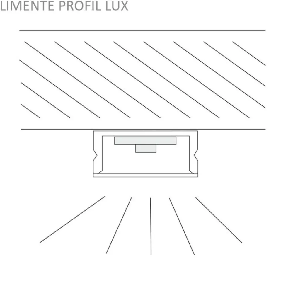 New LED-profiili 117, 24V 11W IP44, 17x1170x9mm, alulook Led-Listat