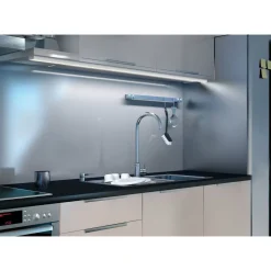 Hot LED-profiili Square, alumiini/satiini, eri kokoja Led-Listat