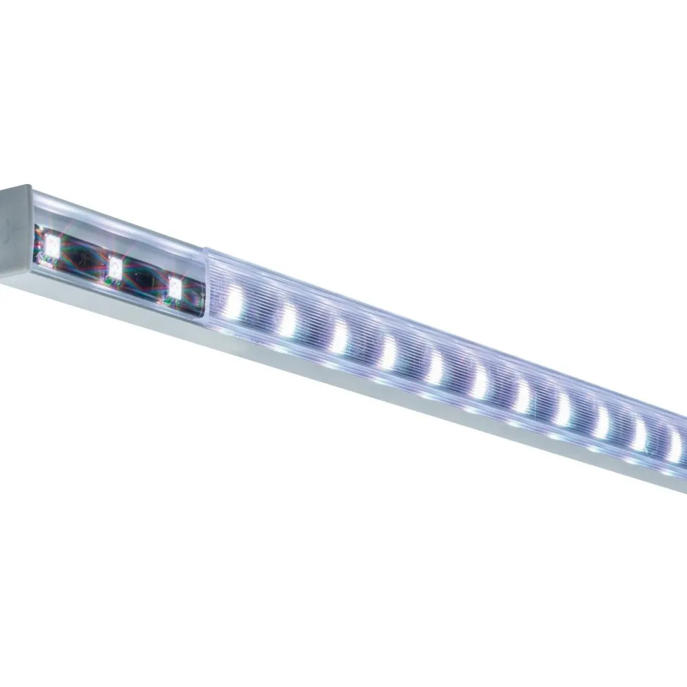 Hot LED-profiili Square, alumiini/satiini, eri kokoja Led-Listat