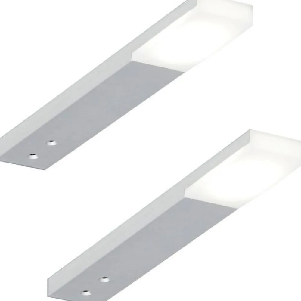 Clearance LED-profiilisetti LED-Zircon Tran 2 kpl 4.9 W alulook Led-Listat