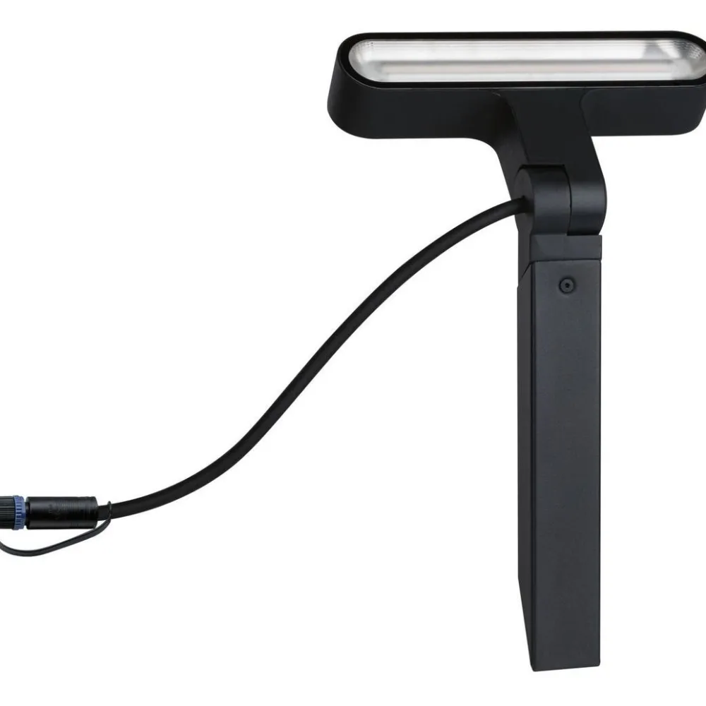LED-puutarhaspotti Plug & Shine Ito, IP65, 3000K, vaakasuuntainen säätö, antrasiitti*Paulmann Discount