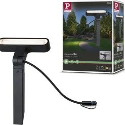 LED-puutarhaspotti Plug & Shine Ito, IP65, 3000K, vaakasuuntainen säätö, antrasiitti*Paulmann Discount