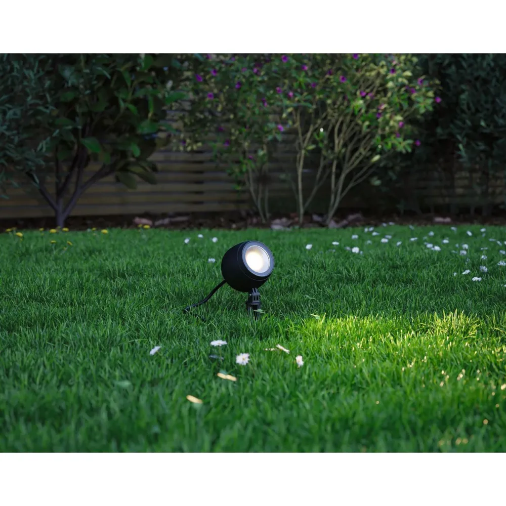 LED-puutarhaspotti Plug & Shine Kikolo, Smart Home Zigbee 3.0, IP65, RGBW+, antrasiitti*Paulmann Hot