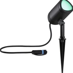 LED-puutarhaspotti Plug & Shine Shira, Smart Home Zigbee 3.0, IP65, RGBW+, antrasiitti*Paulmann Best