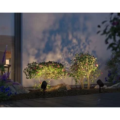LED-puutarhaspotti Plug & Shine Shira, Smart Home Zigbee 3.0, IP65, RGBW+, antrasiitti*Paulmann Best