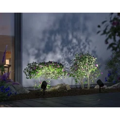 LED-puutarhaspotti Plug & Shine Shira, Smart Home Zigbee 3.0, IP65, RGBW+, antrasiitti*Paulmann Best