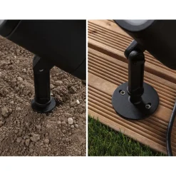 LED-puutarhaspotti Plug & Shine Shira, Smart Home Zigbee 3.0, IP65, RGBW+, antrasiitti*Paulmann Best