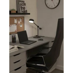 New LED-Pöytävalaisin Clavellina 6.8W 55x45cm musta/valkoinen Pöytävalaisimet