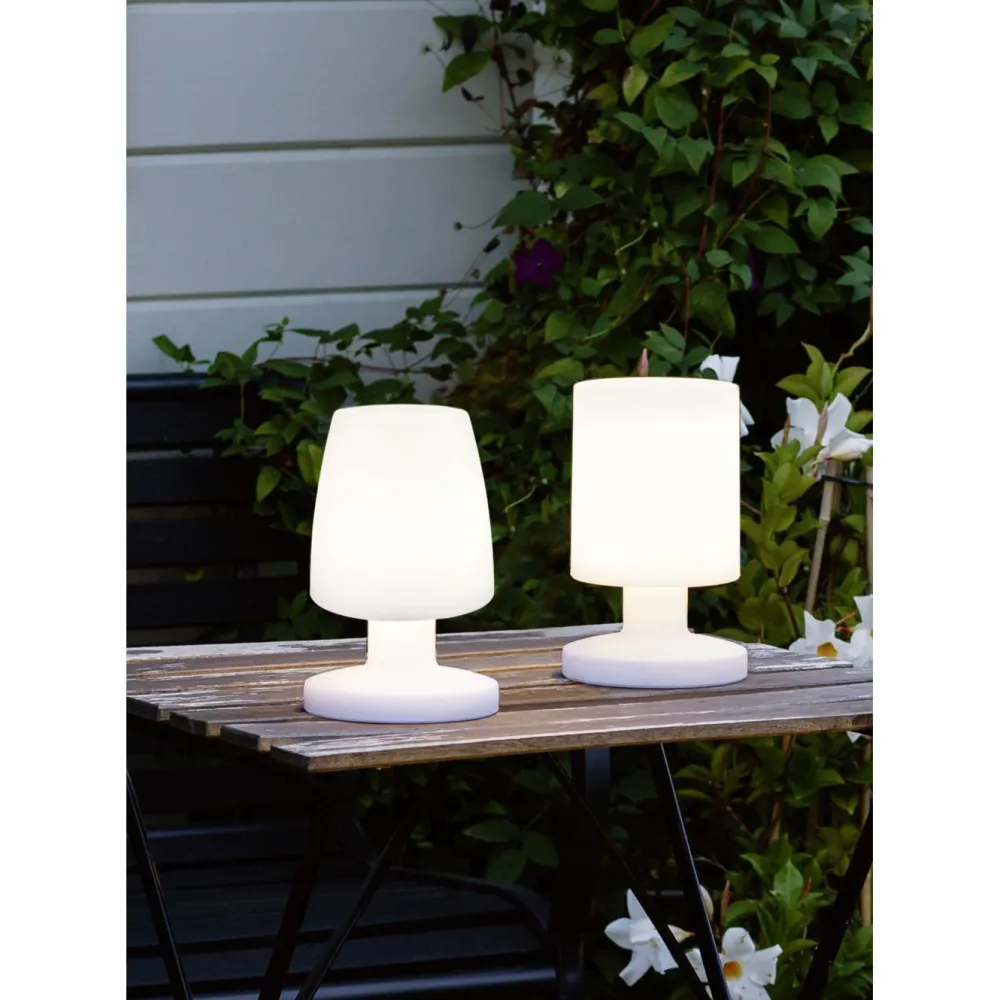Best LED-pöytävalaisin Lora Ø 130x205 mm valkoinen Pöytävalaisimet