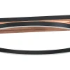 LED-Riippuvalaisin Boyal 3-osainen musta/puu*Eglo New