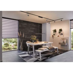 LED-riippuvalaisin kiskoon URail Lento, Smart Home Zigbee 3.0, säädettävä värilämpötila, himmennettävä, eri värejä*Paulmann Best