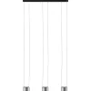 Outlet LED-riippuvalaisin Aldan, 2700K, himmennettävä, musta/harjattu alumiini Ikkunavalaisimet