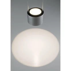 Outlet LED-riippuvalaisin Aldan, 2700K, himmennettävä, musta/harjattu alumiini Ikkunavalaisimet